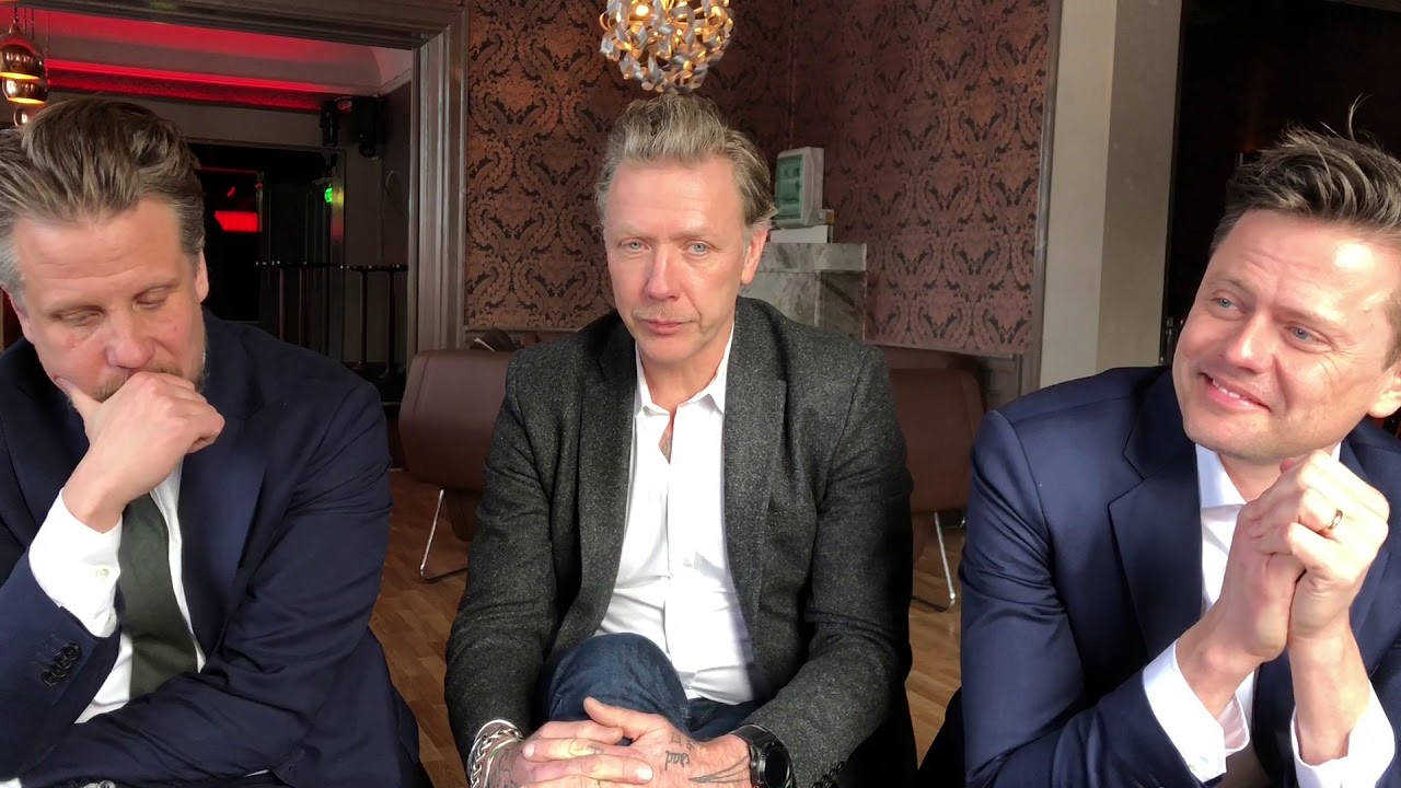 Hammar, Persbrandt och Wikingsson inför Tårtgeneralens världspremiär