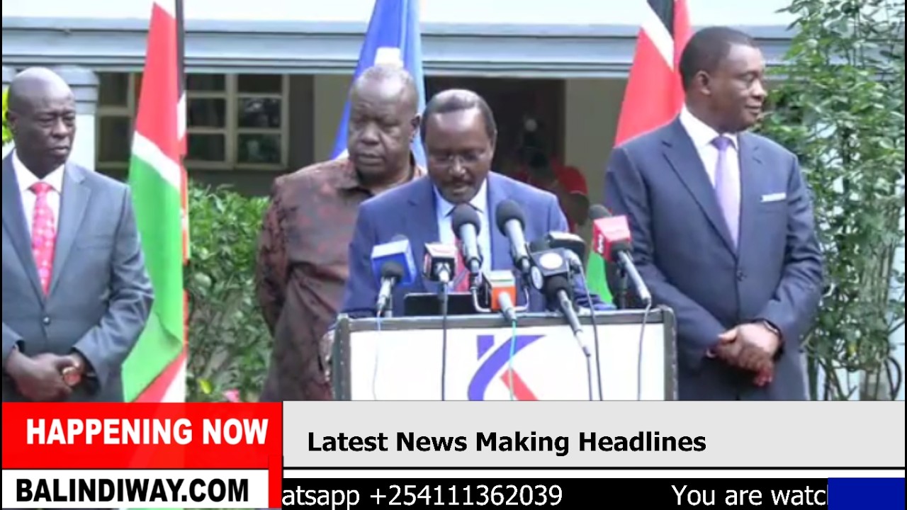 LIVE: Gachagua, Kalonzo and other united opposition addressing The Nation Now!