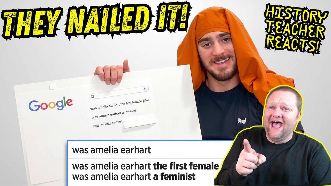 if historical figures did the WIRED Autocomplete Interview | History Teacher Reacts | al jokes