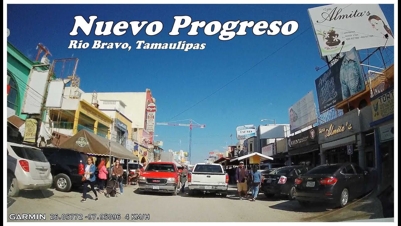 Nuevo Progreso, Rio Bravo, Tamaulipas. Cruzando a Progreso, Texas. 2024
