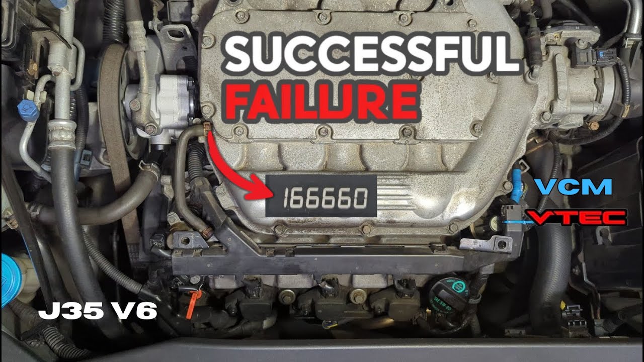 J35 V6: Honda’s Toughest Engine or a Ticking Time Bomb? #vcm #vtec