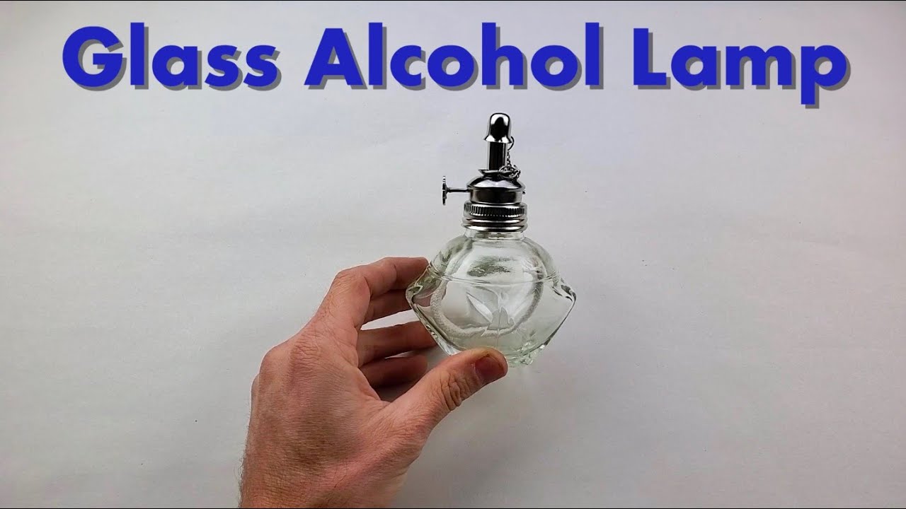 Glass Alcohol Lamp Product Demo from MusicMedic