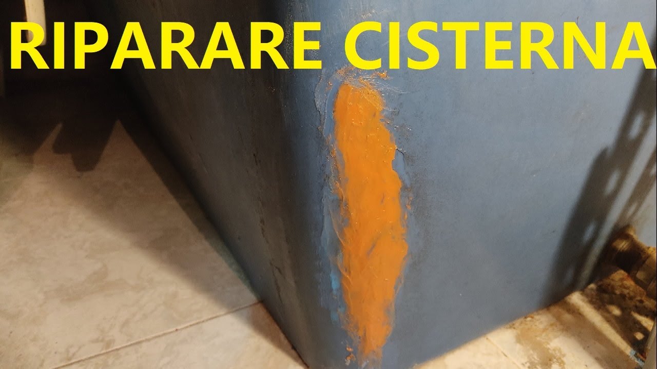 Riparare cisterna serbatoio plastica polietilene