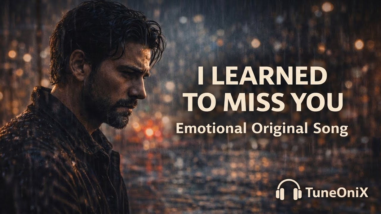 I Learned to Miss You | Emotional Original Sad Song | Heartbreak Music | TuneOniX