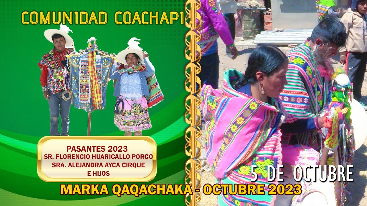 Marka Qaqachaka 2023 Festividad San Francisco de Asis COMUNIDAD COACHAPI 5 de octubre