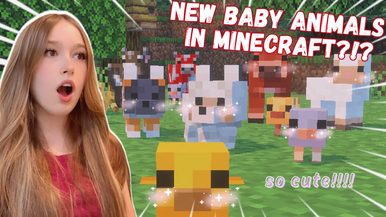 Reacting to the NEW Baby Animals! | Minecraft 26.1 Snapshot 2