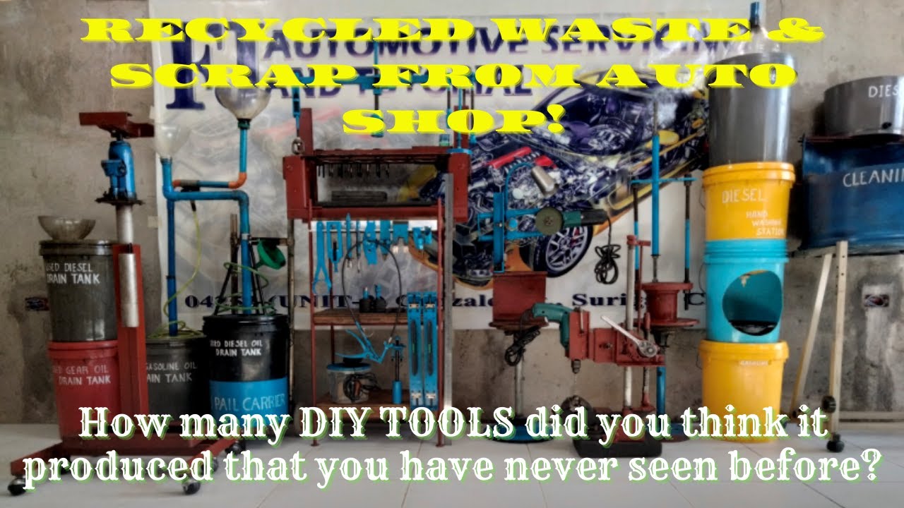 BEST & UNIQUE VARIOUS DIY MADE FROM WASTE & SCRAP OF AUTO SHOP