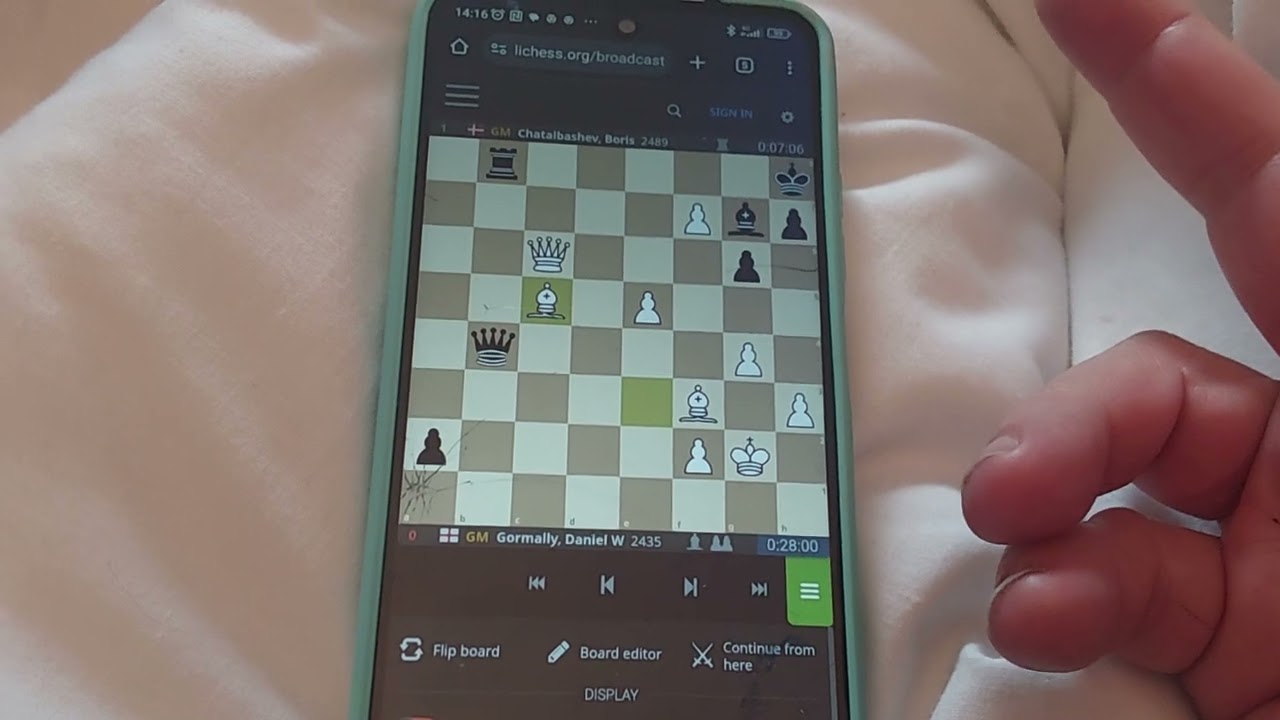 Missed chances at the Isle of Wight Chess