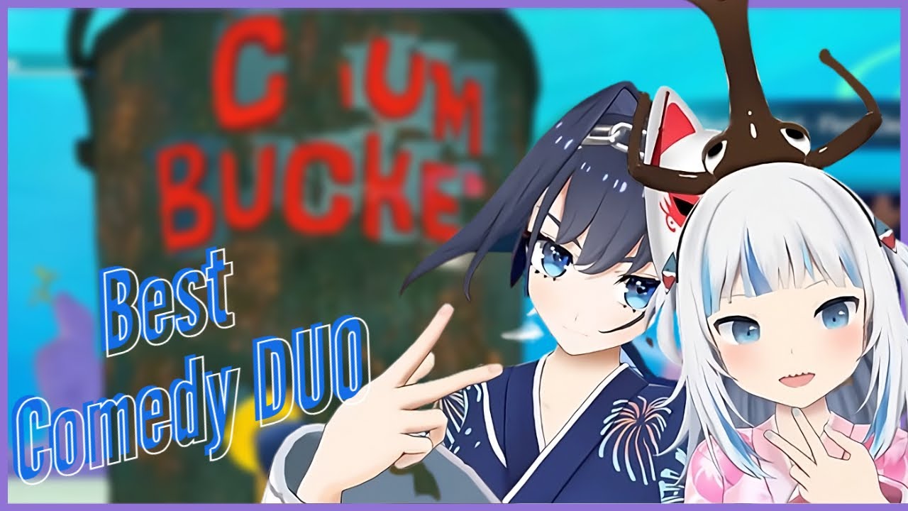 Spongebob Geeks argue over Lore【Best Comedy Duo | Kronii x Gura】