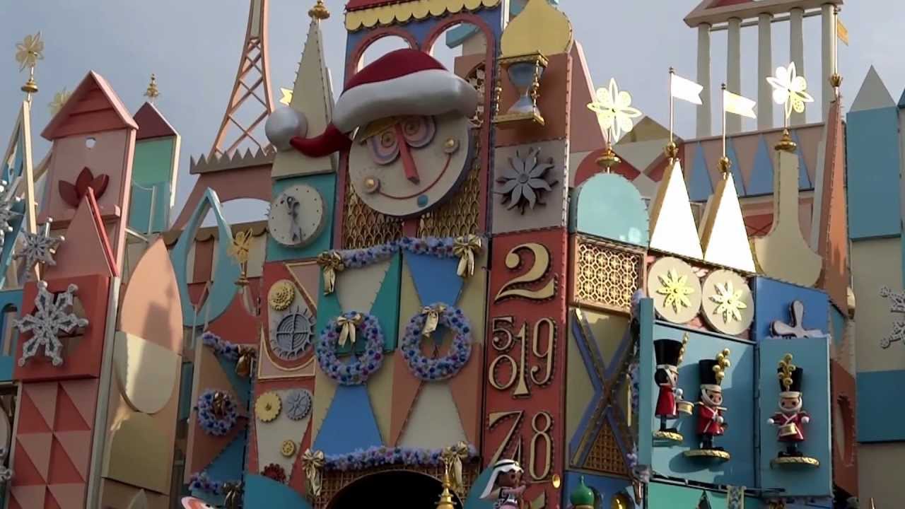 [TDL] イッツ・ア・スモールワールド　からくり時計とお人形　クリスマス