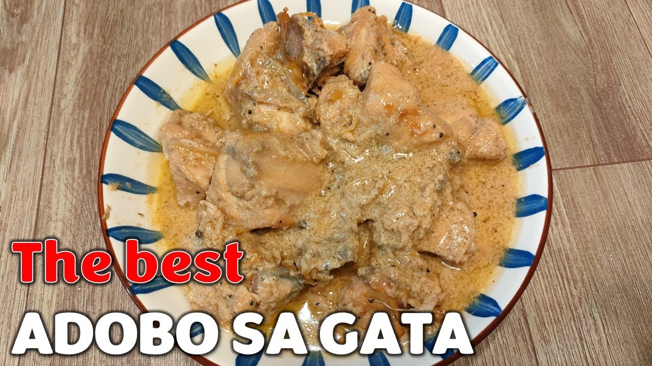 MY MOM's CHICKEN ADOBO SA GATA | MY KUSINA
