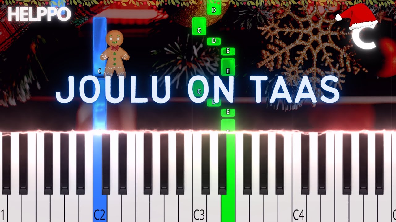 Joulu on taas | Easy Piano Tutorial