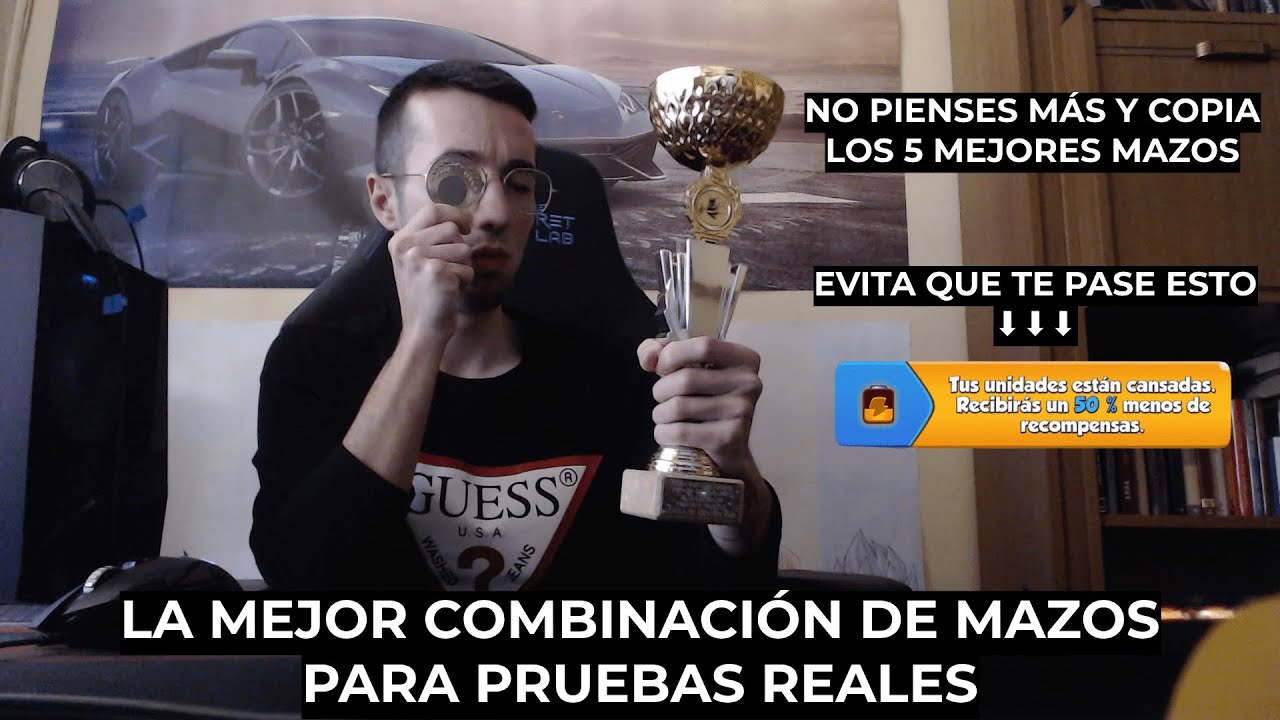 TOP 5 MEJORES MAZOS para PRUEBAS REALES | Rush Royale