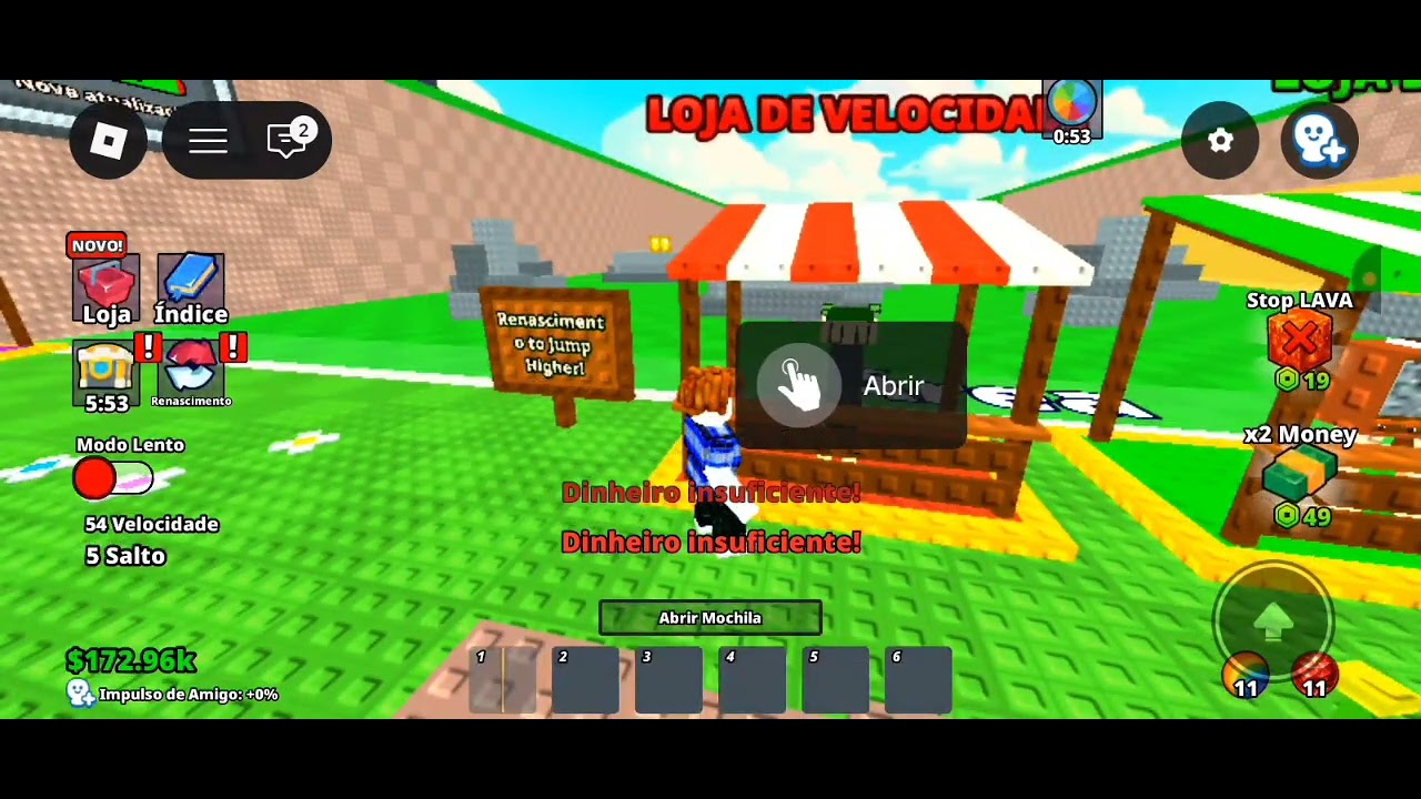 Joguei o novo jogo Lava para Lucky block*melhor jogo do Roblox.