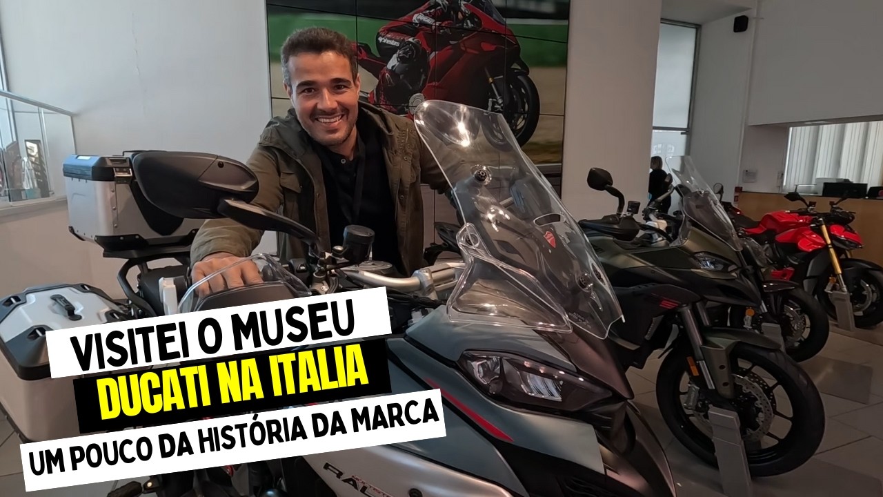 VISITEI O MUSEU DA DUCATI NA ITALIA EM BOLONHA
