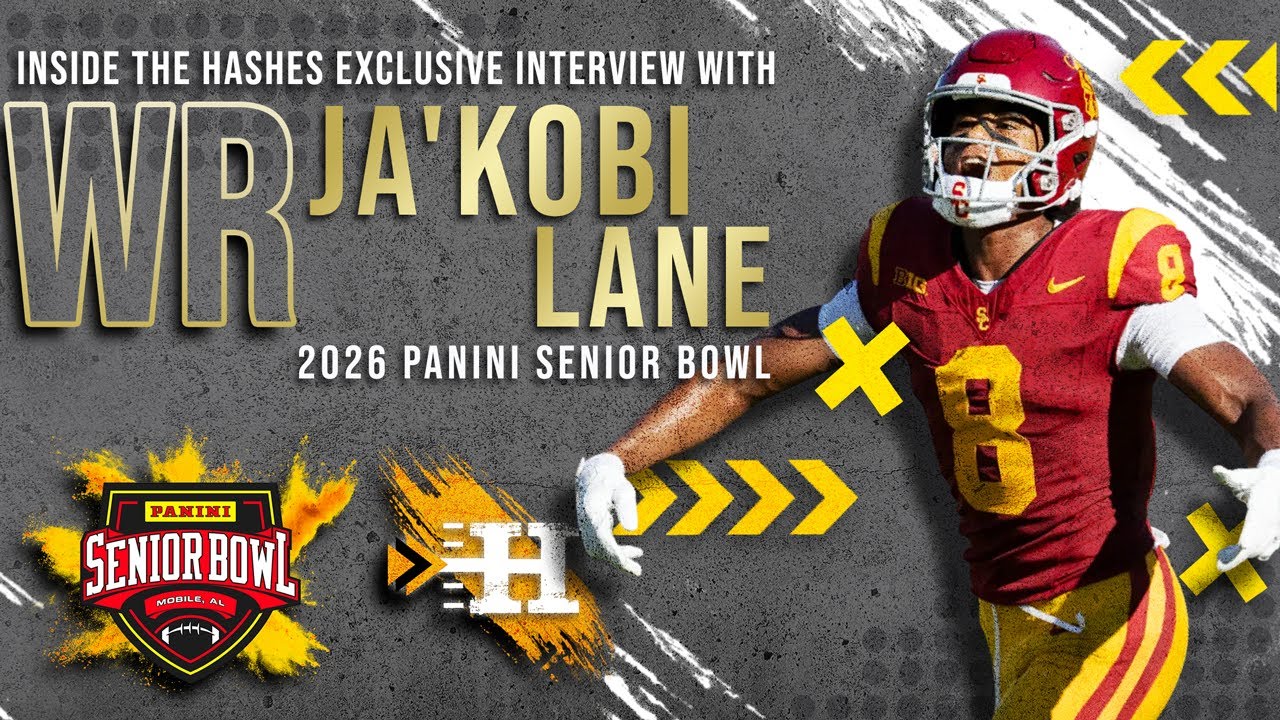 USC WR Ja'Kobi Lane | 2026 Panini Senior Bowl | Inside The Hashes