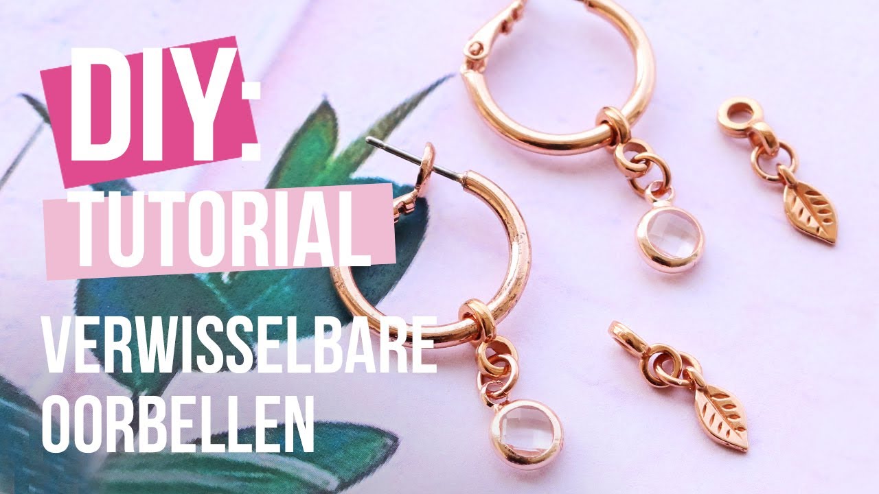 Sieraden maken: Verwisselbare oorbelen ♡ DIY