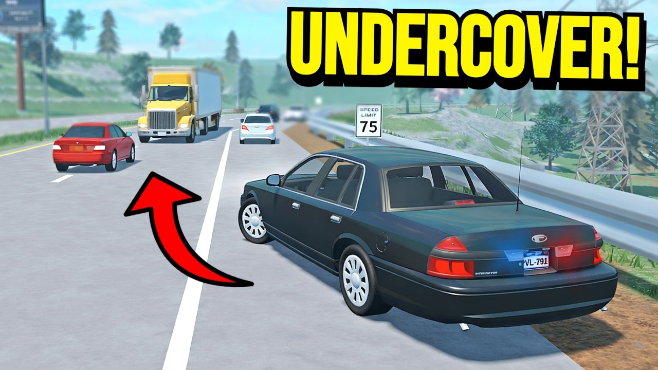 UNDERCOVER POLICE PATROL GONE WRONG! | ER:LC (Roblox)
