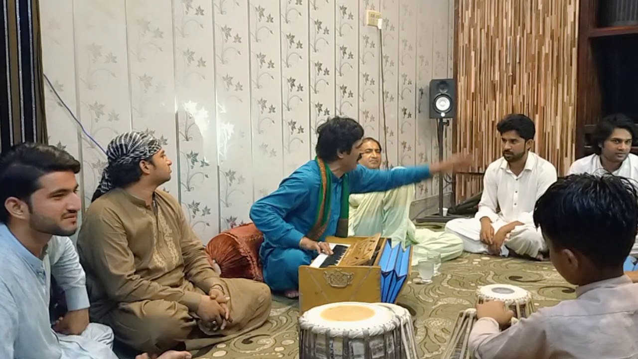 Sain Jafar Hussain Qawal with Akram Fareedi khan Copy to Ustad Bakhshi Salamat Privately Seeting
