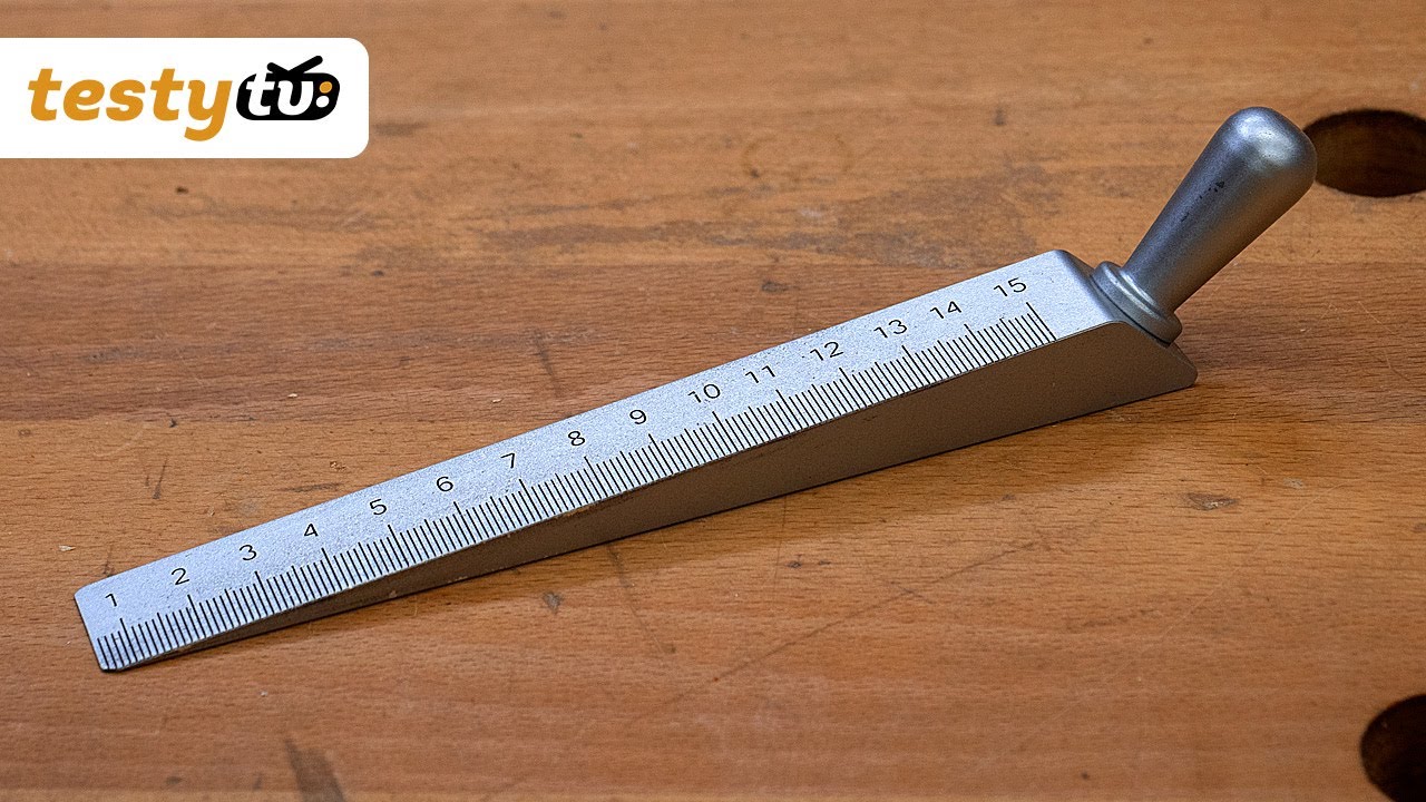 Shark: Szczelinomierz klinowy z rączką aluminiową 15 cm