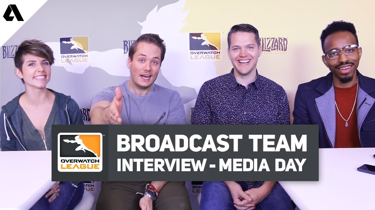 OWL Broadcast Talent Interview ft. Soe, Uber, Puckett & Malik - Overwatch League 2019 Media Day