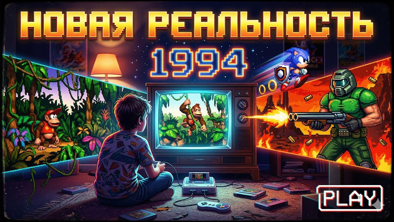 Год, когда игры сошли с ума | PlayStation, DOOM II, Donkey Kong