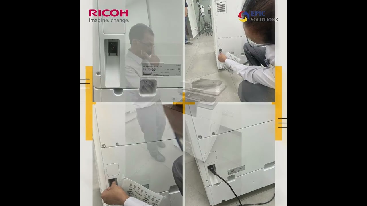 Unboxing RICOH  A3 Multi function Photocopier M C2000