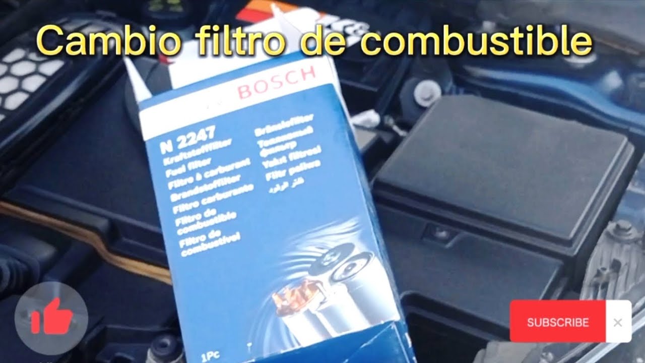 Cambio filtro de combustible Renault Megane 4
