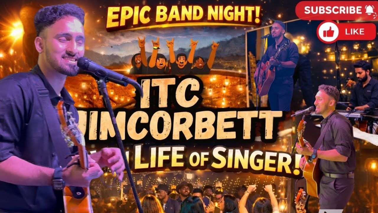 “A Day in the Life of Nischay Tiwari Singer 🎤 | Live Performance at ITC Hotels, Jim Corbett
