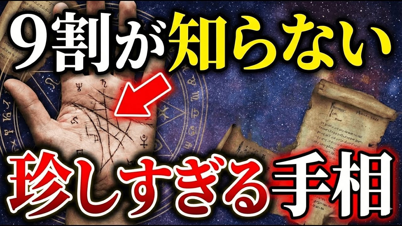 【手相占い】9割が知らない珍しすぎる手相12選 #手相 #占い