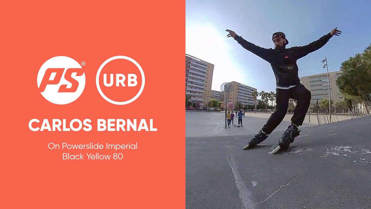 Carlos Bernal on Powerslide Imperial Black Yellow 80