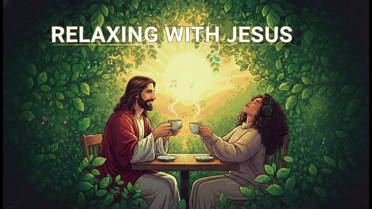 RELAXING WITH JESUS // Peaceful Biblical Meditation & Soulful Jazz