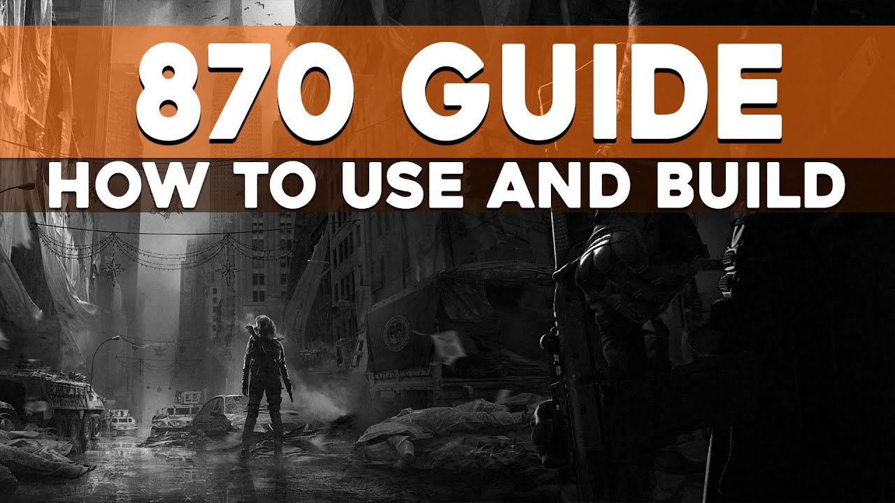 The Division 870 Build! PvP Guide! Work In Progress Shotgun Solo Gameplay PC Dark Zone