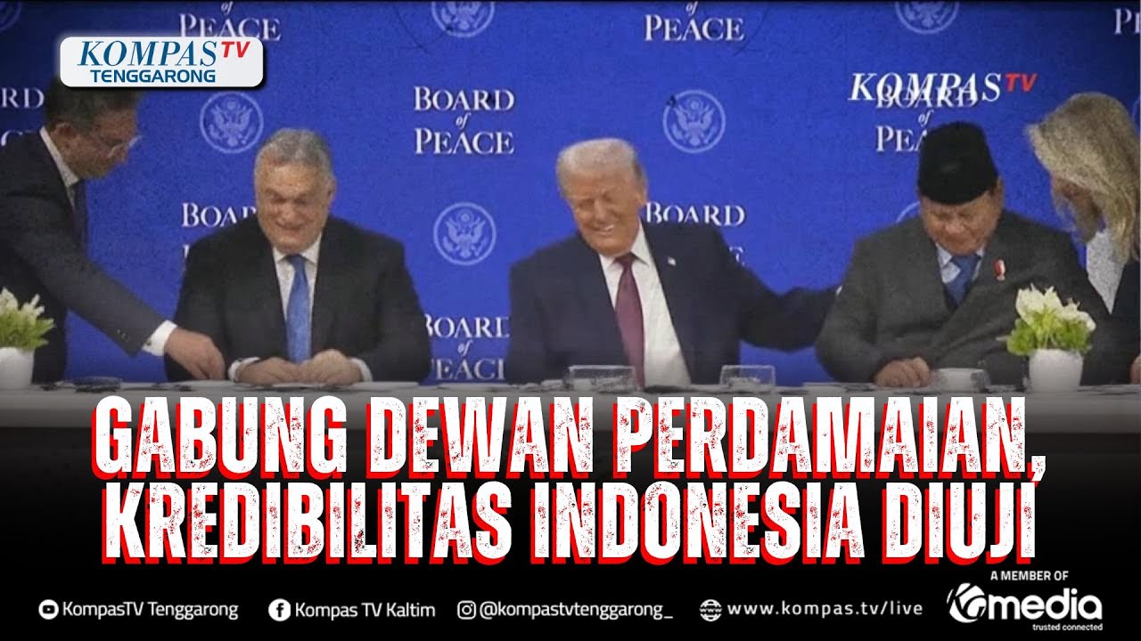 Indonesia Gabung Board of Peace Bentukan Donald Trump, Efektif Selesaikan Konflik Global