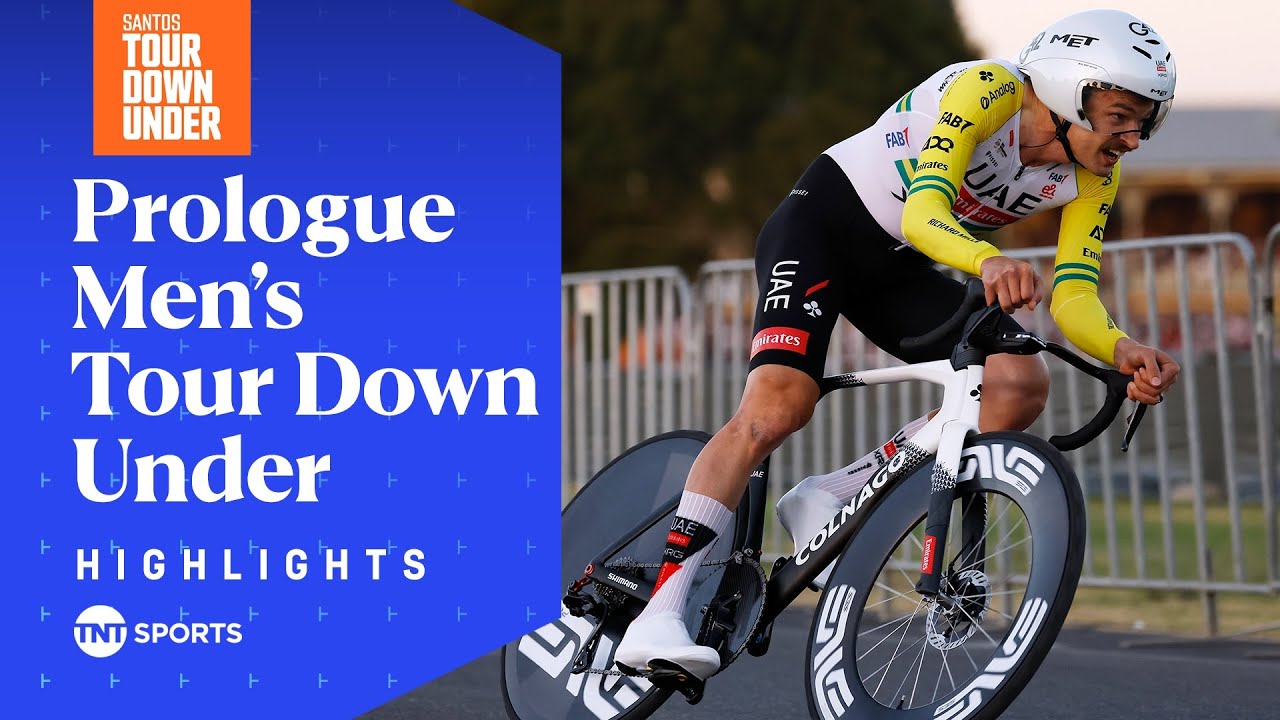 HUGE POWER! 💪 | 2026 Men's Tour Down Under Prologue Highlights | TNT Sports Cycling