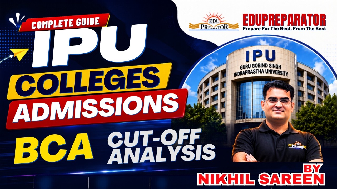 BCA Admission in IP University 2026 | Cut Off Analysis College Wise | By NIKHIL SAREEN