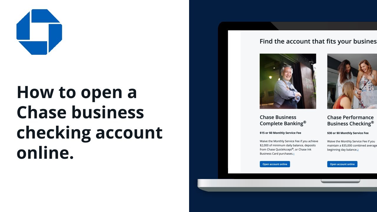 How to open a Chase business checking account online | Chase for Business&reg;
