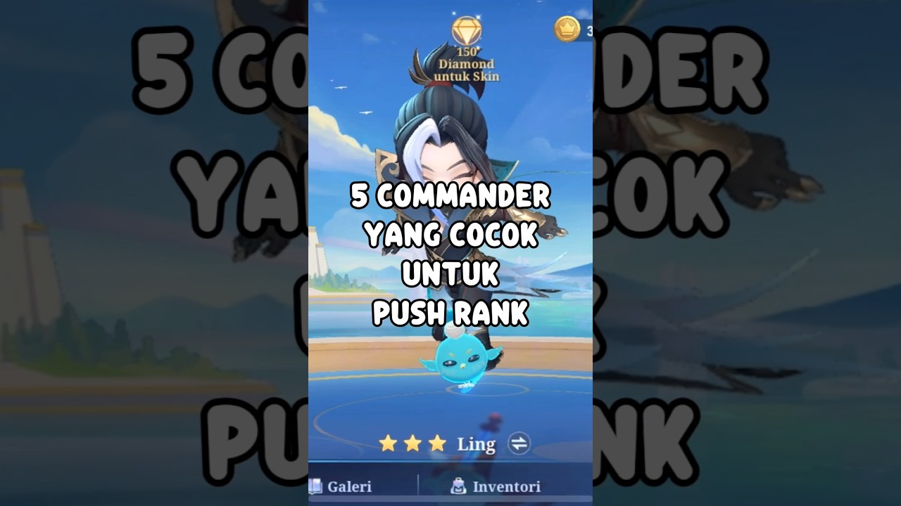5 COMMANDER YANG COCOK BUAT PUSH RANK! DIJAMIN AUTO MYTHICK #MCGGIDCreators