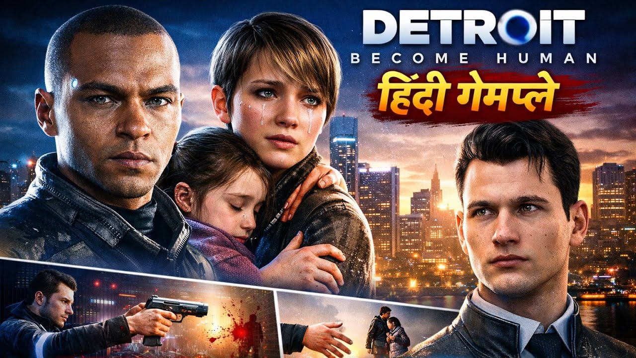 Detroit Become Human Hindi Gameplay | Full Story AI Dub