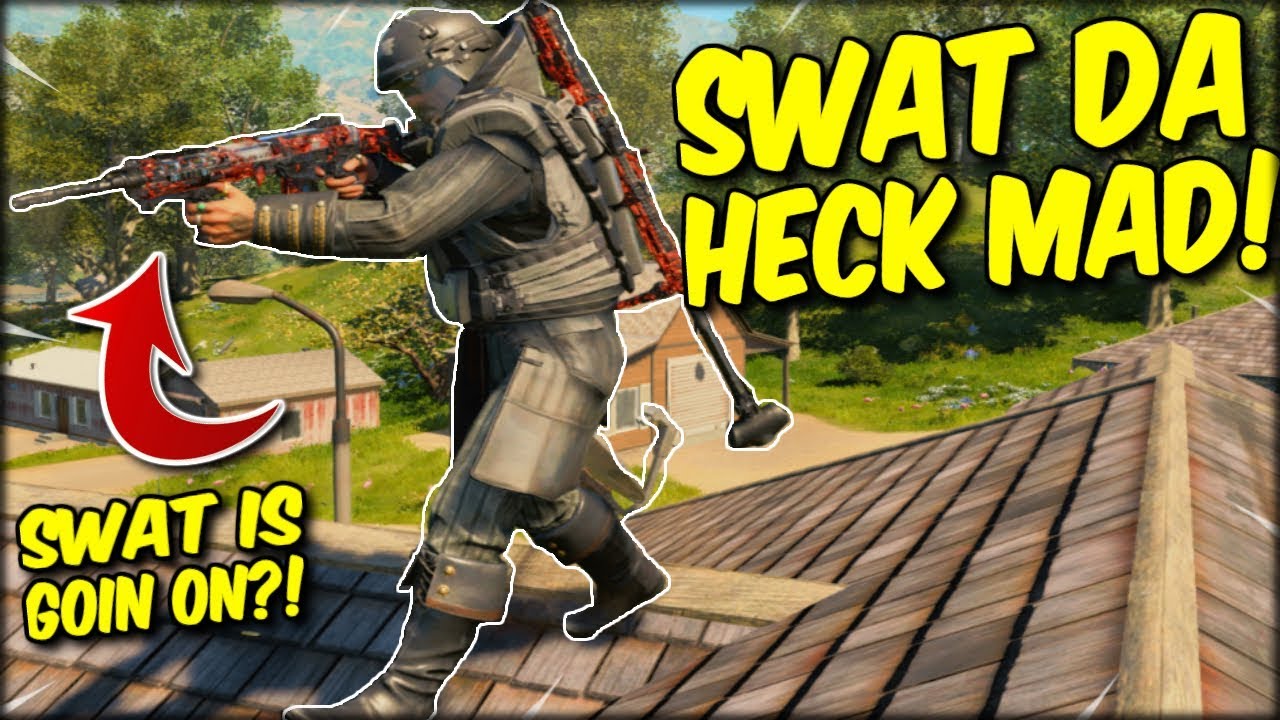 SWAT DE HECK?! THE SWAT STILL BEAMS IN THIS COD BLACKOUT SOLO WIN!