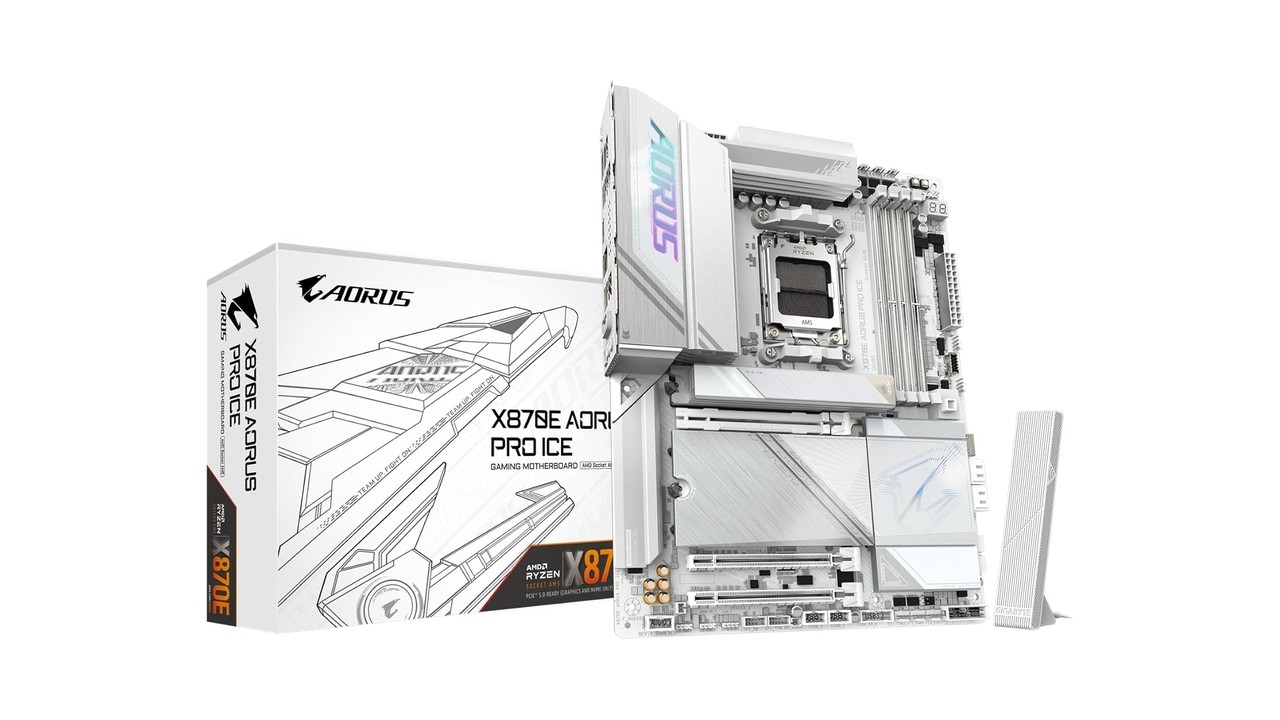 GIGABYTE X870E AORUS PRO ICE AMD AM5 LGA 1718 Moth