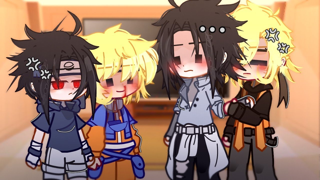 ||Sasuke and Naruto reaction to sasunaru||🇺🇲/🇷🇺||sasunaru||1/?||