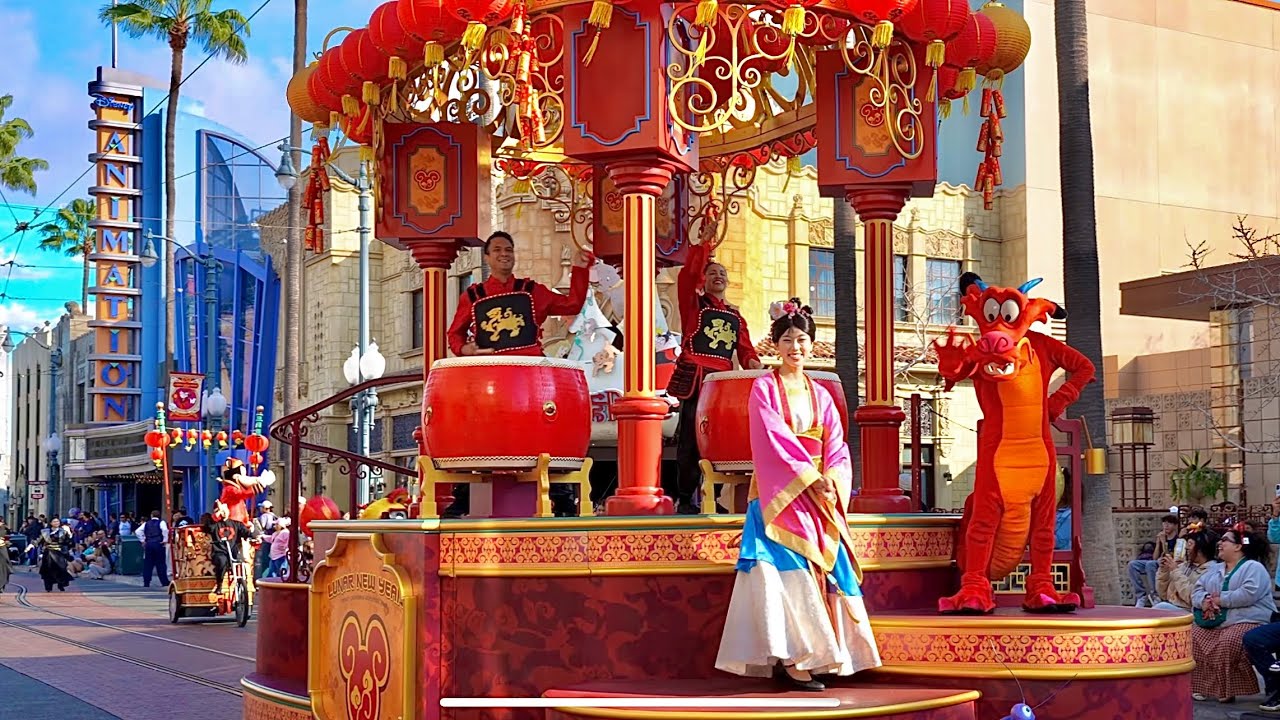 Mulan's Lunar New Year Procession 2026 at Disney California adventure 4K POV 