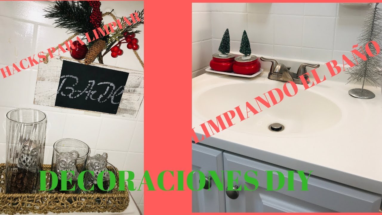 HACKS PARA LIMPIAR EL BAÑO PARA QUE SIEMPRE ESTE LIMPIO / HACIENDO ALGUNAS DECORACIONES DIY