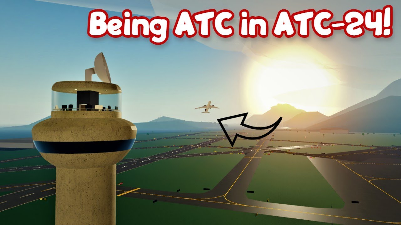 Being ATC in ATC-24! - PTFS Roleplay (Pilot Training Flight Simulator)