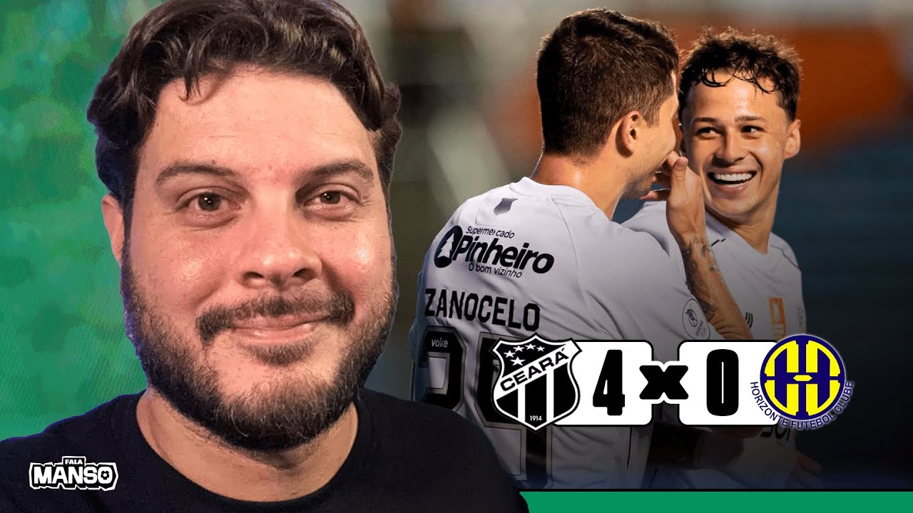 👴🏻⚫⚪ CEARÁ 4x0 HORIZONTE: DOMÍNIO TOTAL E VAGA NA SEMI | Agora é foco no Clássico-Rei