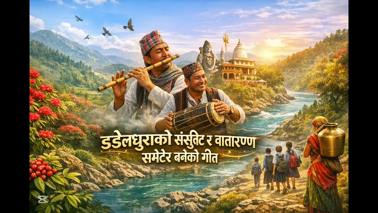 महाकाली बग्छ शान्त स्वरमा स्वरनयाको चिसो हावा।  धार्मिक र प्राकृतिक सँग सम्बन्धित गीत।