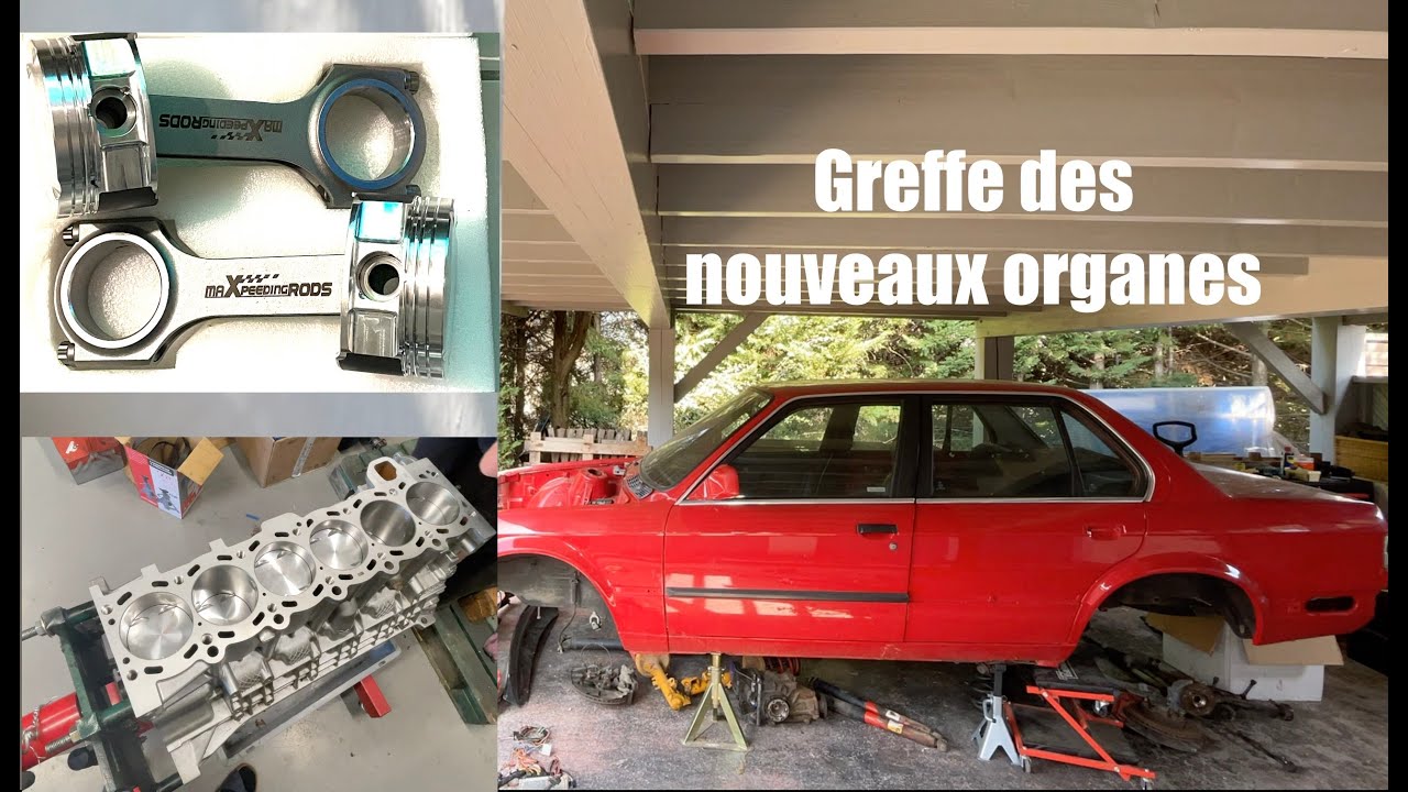 Projet Restauration BMW e30 1987 : Remontage moteur M54B30 , vilebrequin pistons et bielles forgés.