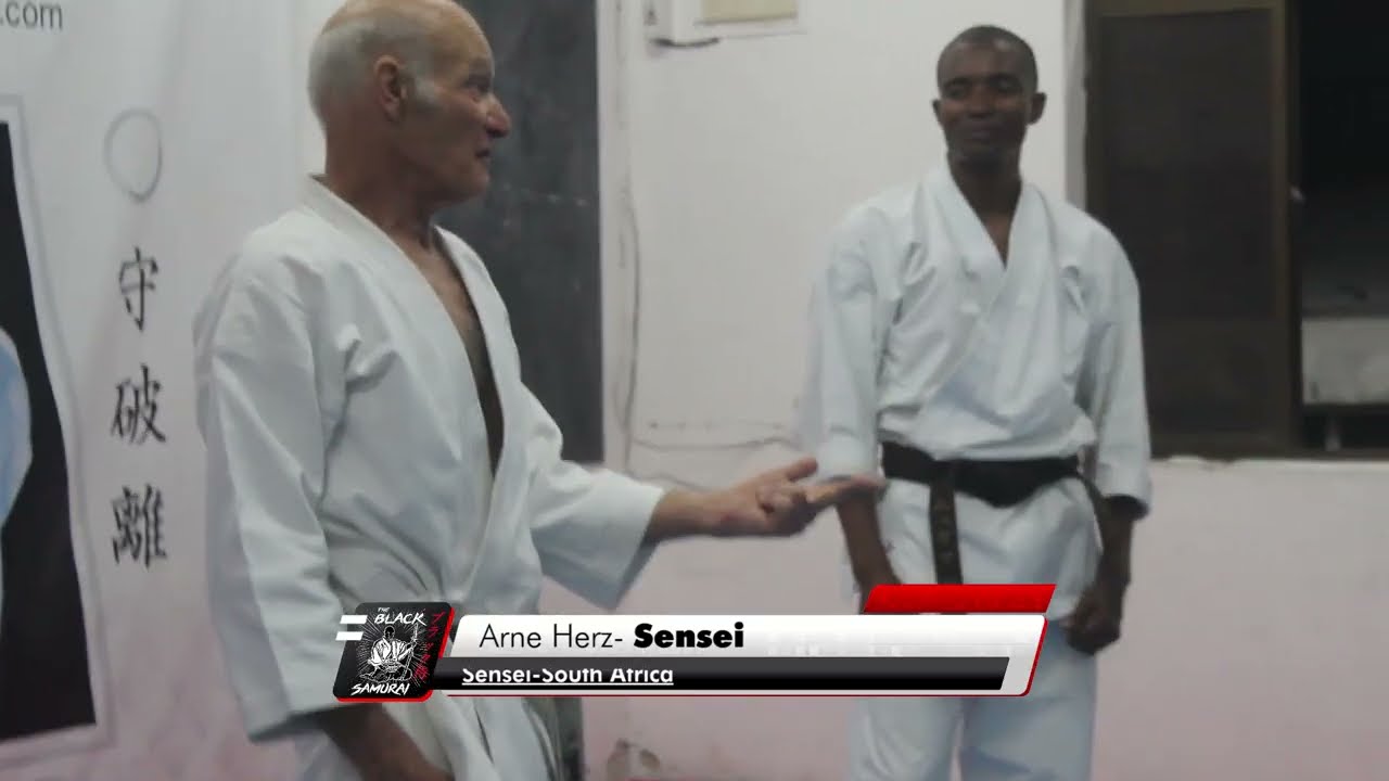 KARATE CLASS WITH ARNE HERZ SENSEI FROM SOUTH AFRICA