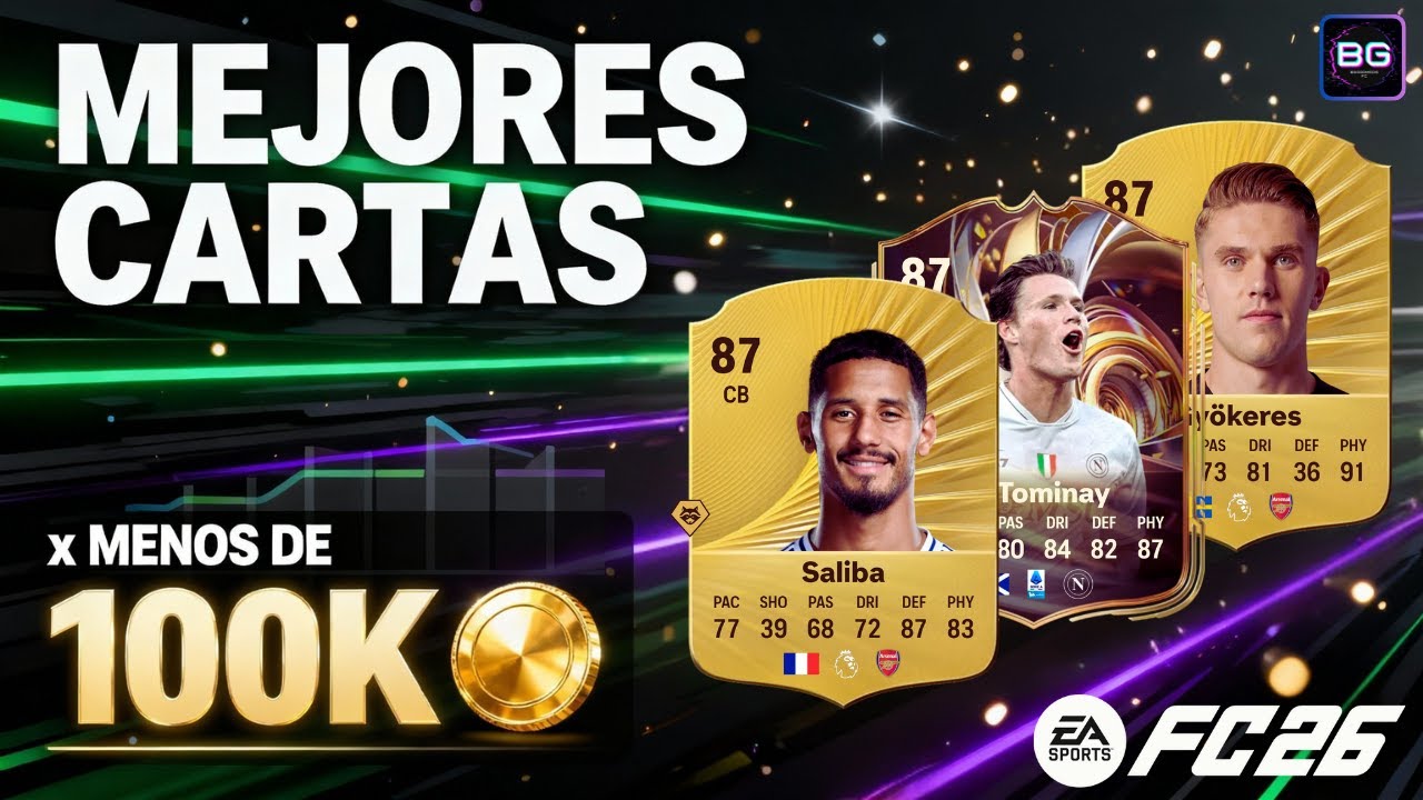 ¡¡LAS MEJORES CARTAS POR MENOS DE 100K EN EA FC 26!!